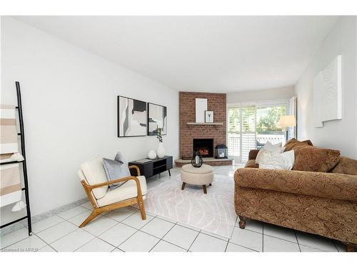5889 River Grove Avenue, Mississauga, ON - Indoor Photo Showing Living Room With Fireplace