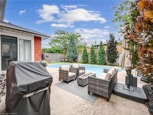 108 Warner Drive, Oakville, ON - Outdoor With In Ground Pool