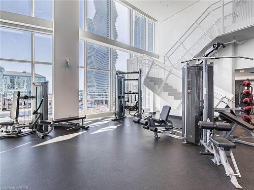 1205-4065 Confederation Parkway, Mississauga, ON - Indoor Photo Showing Gym Room