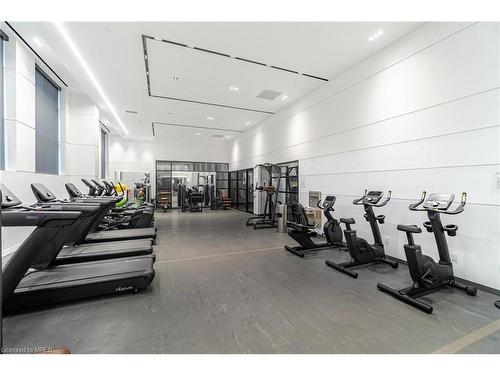 309-50 George Butchart Drive, Toronto, ON - Indoor Photo Showing Gym Room