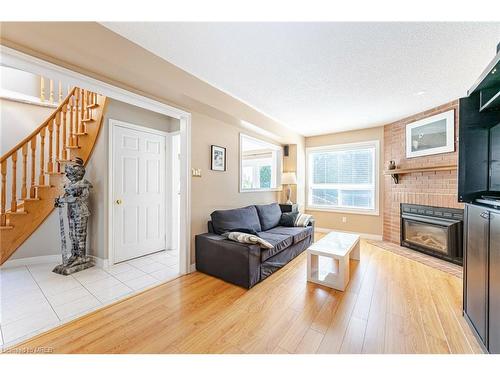 125 Ferndale Drive, Barrie, ON - Indoor Photo Showing Living Room With Fireplace