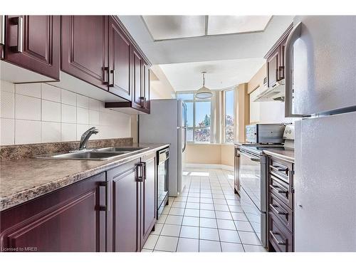 210-10 Malta Avenue, Brampton, ON - Indoor Photo Showing Kitchen With Double Sink