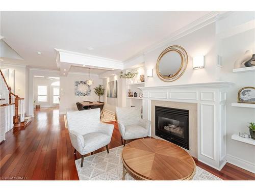 2-346 Park Lawn Road, Toronto, ON - Indoor Photo Showing Living Room With Fireplace