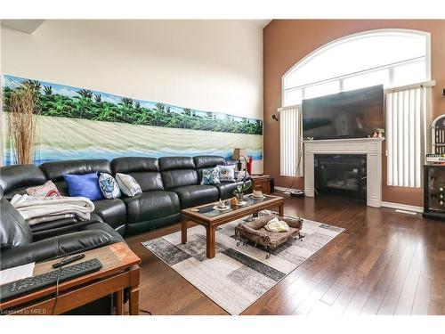 48 Allegra Drive, Wasaga Beach, ON - Indoor Photo Showing Living Room With Fireplace