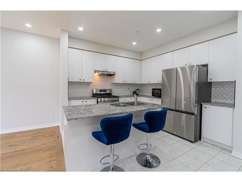 123 Freedom Crescent, Hamilton, ON - Indoor Photo Showing Kitchen With Stainless Steel Kitchen With Double Sink