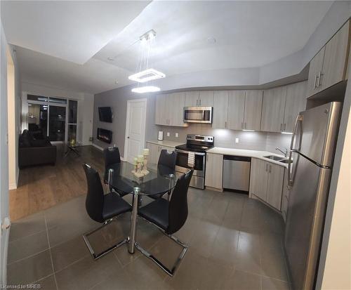 802-560 North Service Road Road, Grimsby, ON - Indoor Photo Showing Kitchen With Stainless Steel Kitchen With Double Sink