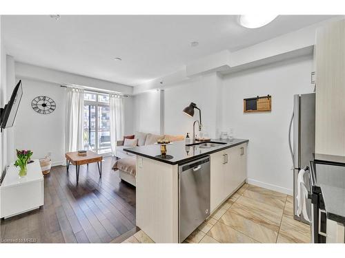 302-2486 Old Bronte Road, Oakville, ON - Indoor Photo Showing Kitchen With Stainless Steel Kitchen