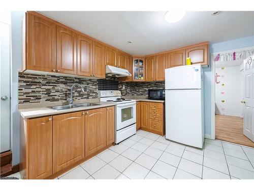 32 Nomad Crescent, Brampton, ON - Indoor Photo Showing Kitchen With Double Sink