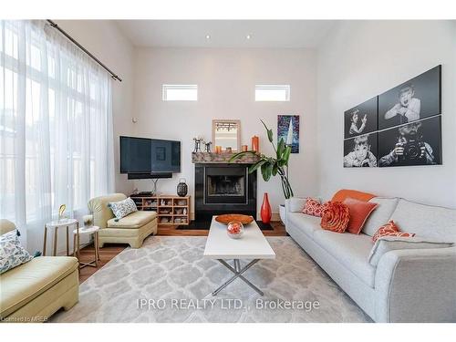 574 Stephens Crescent, Oakville, ON - Indoor Photo Showing Living Room With Fireplace