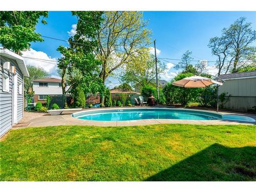 5290 Joel Avenue, Burlington, ON - Outdoor With In Ground Pool With Backyard