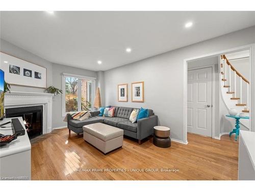 293 Mississaga Street, Oakville, ON - Indoor Photo Showing Other Room With Fireplace