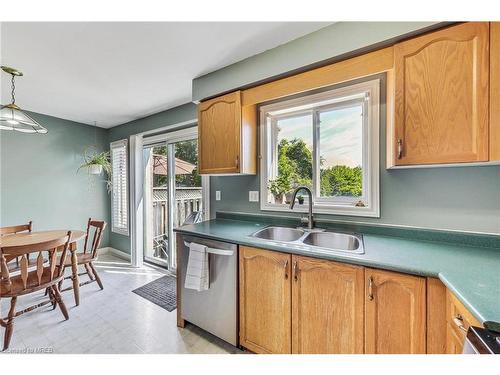 60 Pressed Brick Drive, Brampton, ON - Indoor Photo Showing Kitchen With Double Sink