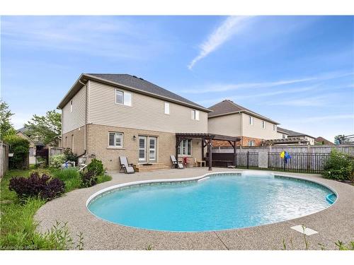 170 Southbrook Drive, Binbrook, ON - Outdoor With In Ground Pool With Backyard With Exterior