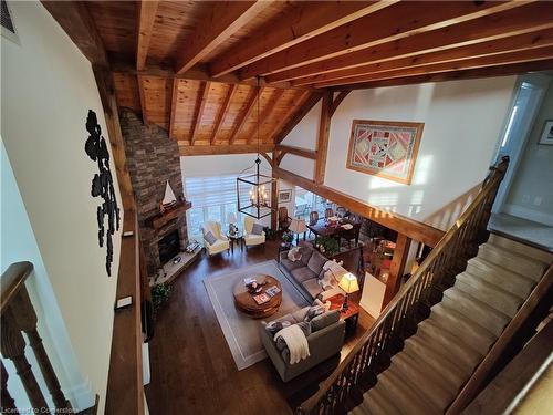 102 Hammond Court, The Blue Mountains, ON - Indoor Photo Showing Other Room With Fireplace