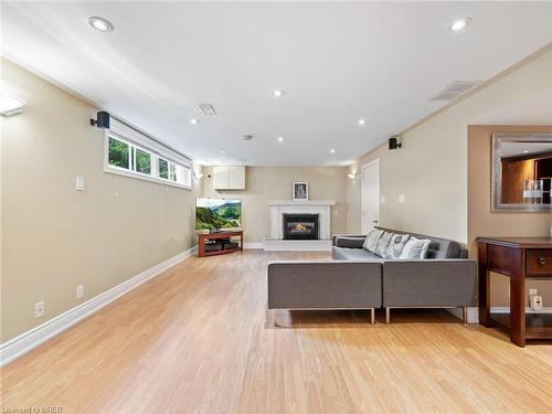 374 Wentworth Street, Oakville, ON - Indoor Photo Showing Living Room With Fireplace