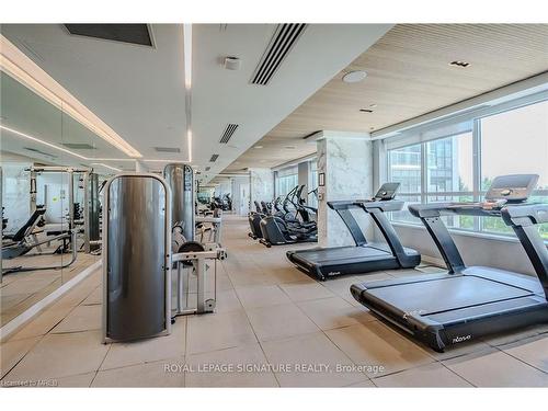 209-65 Annie Craig Drive, Toronto, ON - Indoor Photo Showing Gym Room