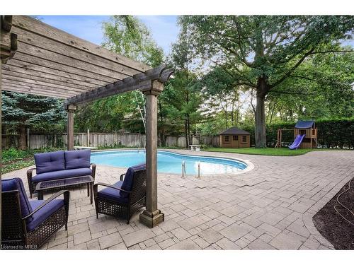 1446 Durham Street, Oakville, ON - Outdoor With In Ground Pool With Backyard