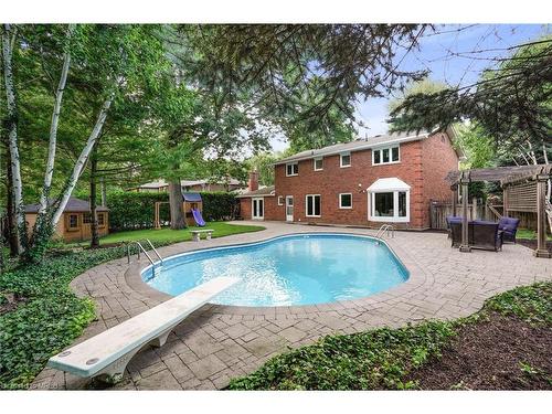 1446 Durham Street, Oakville, ON - Outdoor With In Ground Pool With Backyard With Exterior