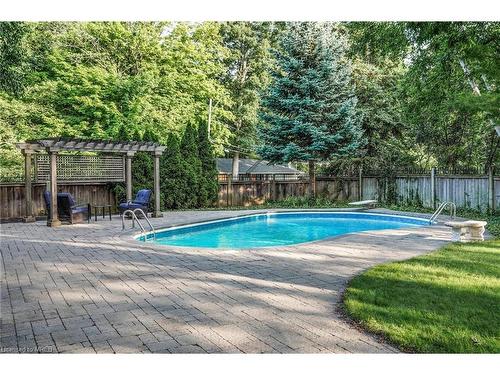 1446 Durham Street, Oakville, ON - Outdoor With In Ground Pool With Backyard