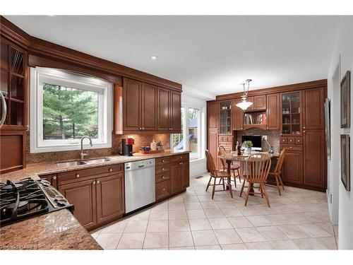 1446 Durham Street, Oakville, ON - Indoor Photo Showing Kitchen With Double Sink