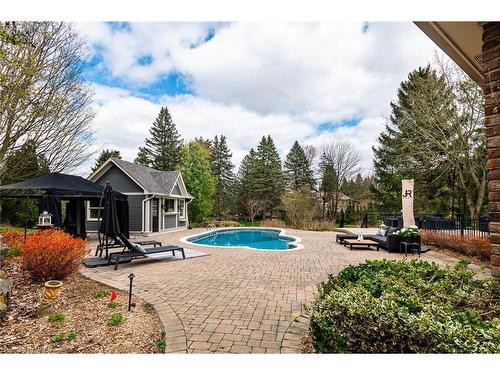 6345 Mcniven Court, Burlington, ON - Outdoor With In Ground Pool