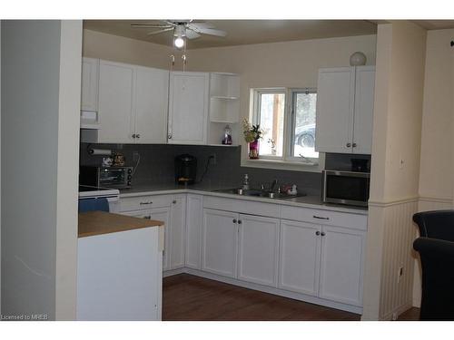 152 Glen Roberts Drive, Trout Creek, ON - Indoor Photo Showing Kitchen With Double Sink