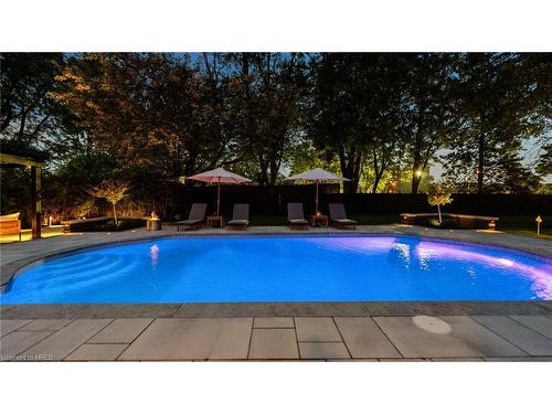 9 Delrosa Court, Toronto, ON - Outdoor With In Ground Pool With Backyard