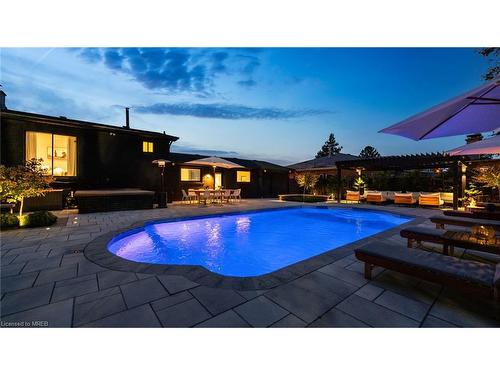 9 Delrosa Court, Toronto, ON - Outdoor With In Ground Pool With Backyard