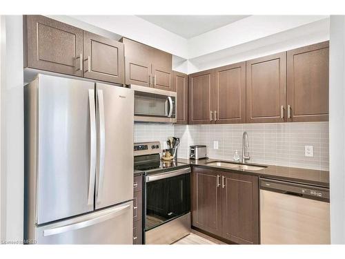 703-128 King Street North Street, Waterloo, ON - Indoor Photo Showing Kitchen With Upgraded Kitchen