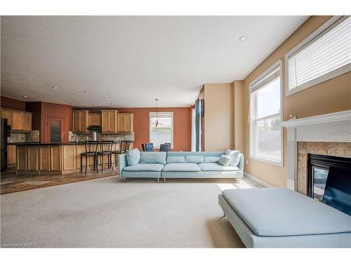 603 Salzburg Drive, Waterloo, ON - Indoor Photo Showing Living Room With Fireplace