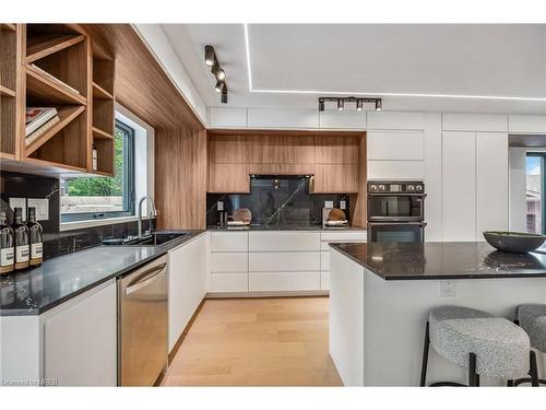 1657 Glenvista Drive, Oakville, ON - Indoor Photo Showing Kitchen With Double Sink