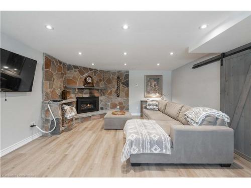 70 English Street, Brampton, ON - Indoor Photo Showing Living Room With Fireplace