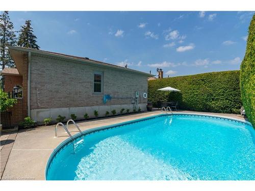 70 English Street, Brampton, ON - Outdoor With In Ground Pool