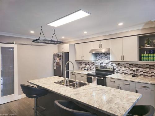 9-1 Chamberlain Avenue, Ingersoll, ON - Indoor Photo Showing Kitchen With Double Sink With Upgraded Kitchen