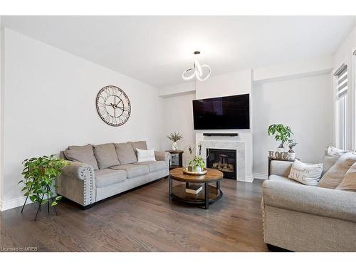 80 Tesla Crescent, Holland Landing, ON - Indoor Photo Showing Living Room With Fireplace