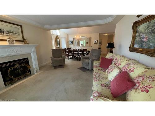 13 Montebello Terrace, Alliston, ON - Indoor Photo Showing Living Room With Fireplace