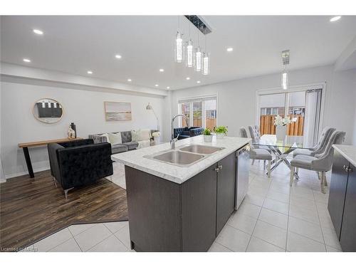 32 Longboat Run West, Brantford, ON - Indoor Photo Showing Kitchen With Double Sink