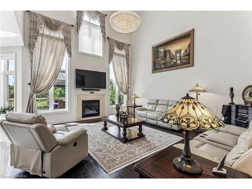 11 Wedgeport Court Court, Nobleton, ON - Indoor Photo Showing Living Room With Fireplace