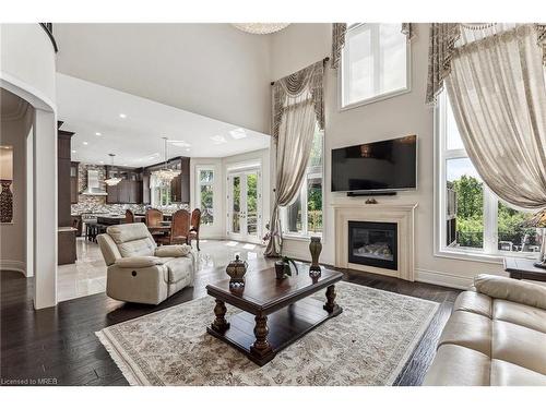 11 Wedgeport Court Court, Nobleton, ON - Indoor Photo Showing Living Room With Fireplace