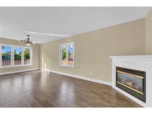 48 Zachary Drive, Brampton, ON - Indoor Photo Showing Living Room With Fireplace