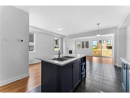 113 Cole Terrace, Woodstock, ON - Indoor Photo Showing Kitchen With Double Sink