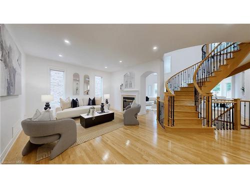 2238 Lyndhurst Drive, Oakville, ON - Indoor Photo Showing Living Room With Fireplace