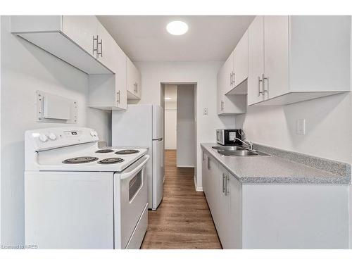 201-180 Macnab Street, Hamilton, ON - Indoor Photo Showing Kitchen With Double Sink