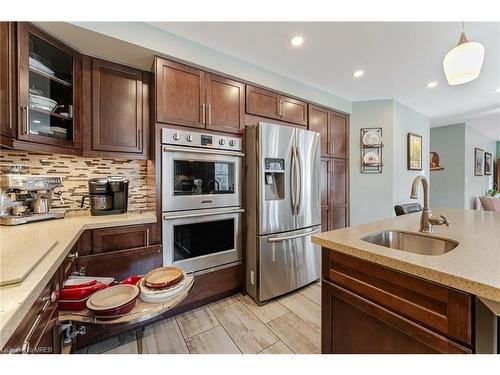 3005 Headon Forest Drive, Burlington, ON - Indoor Photo Showing Kitchen With Stainless Steel Kitchen