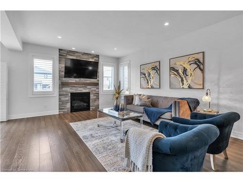 937 Lennon Way, London, ON - Indoor Photo Showing Living Room With Fireplace