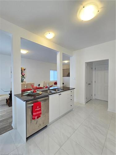 49 Koda Street, Simcoe, ON - Indoor Photo Showing Kitchen With Double Sink