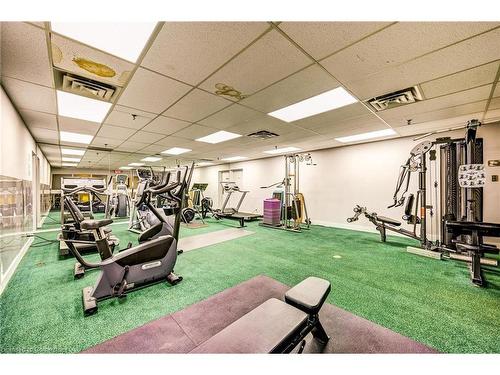 709-8 Silver Bell Grove, Toronto, ON - Indoor Photo Showing Gym Room