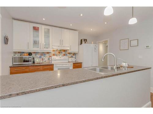 66 Agnes Street, Kitchener, ON - Indoor Photo Showing Kitchen With Double Sink