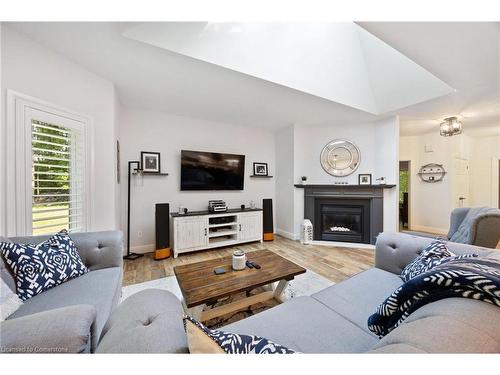 1958 Forest Valley Drive, Innisfil, ON - Indoor Photo Showing Living Room With Fireplace