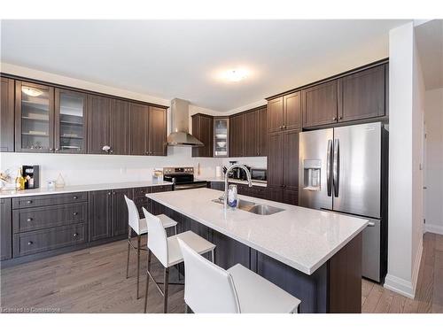 63 Jazzberry Road, Brampton, ON - Indoor Photo Showing Kitchen With Double Sink With Upgraded Kitchen